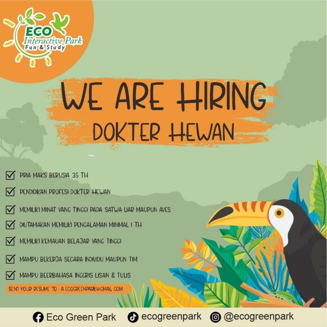 LOWONGAN KERJA “Eco Interactive Park”